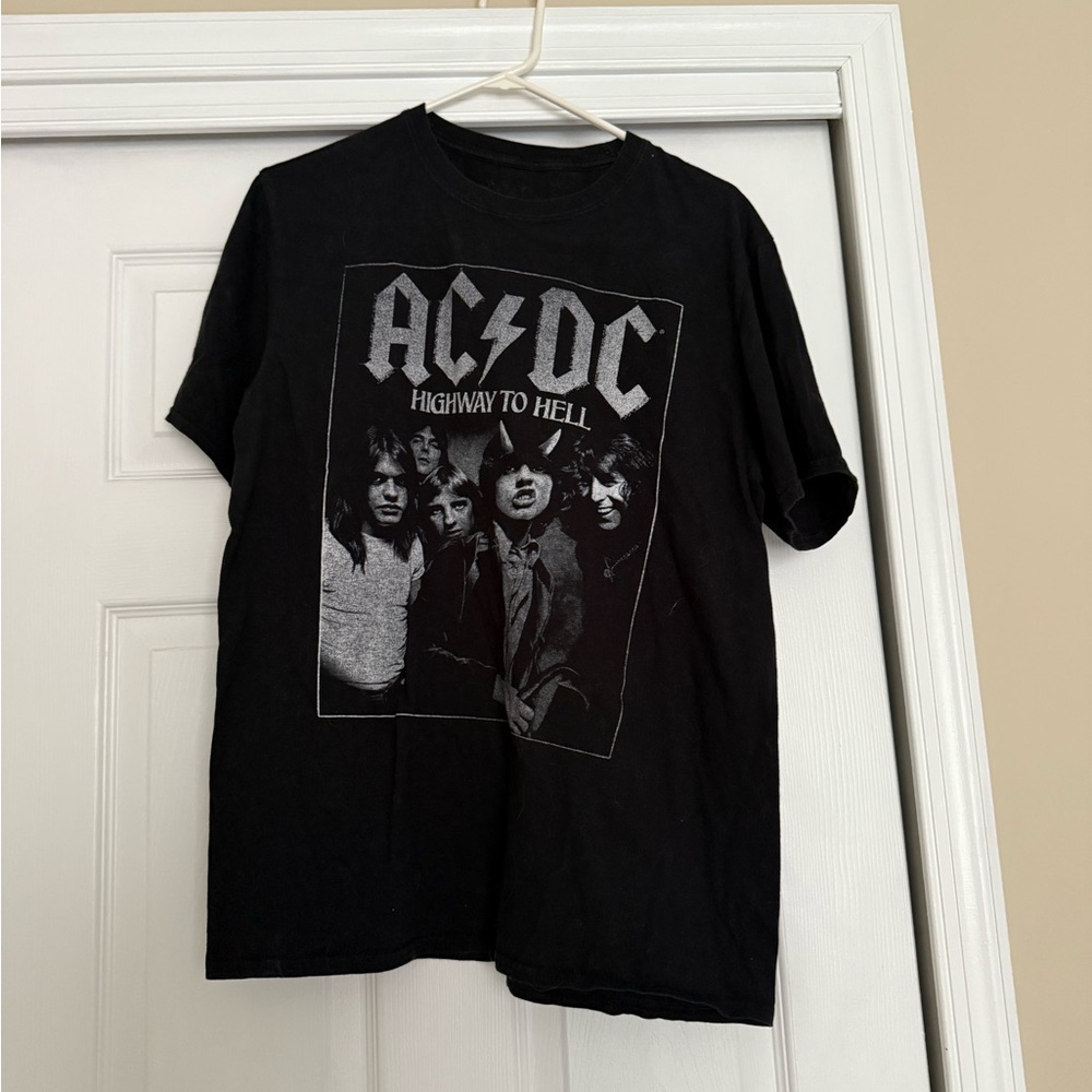 AC/DC Black Highway to Hell Short Sleeve Tee